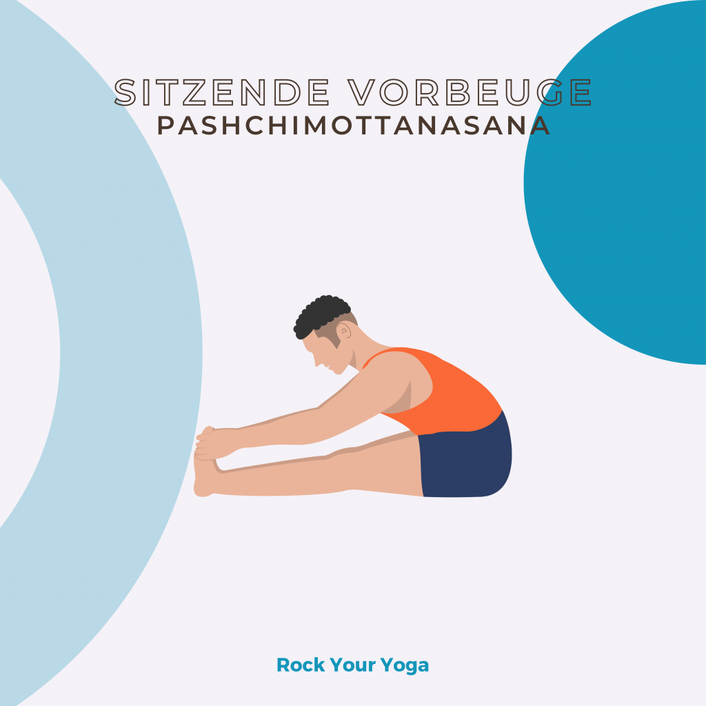 Lernkarte Pashchimottanasana 1 - Rock Your Yoga