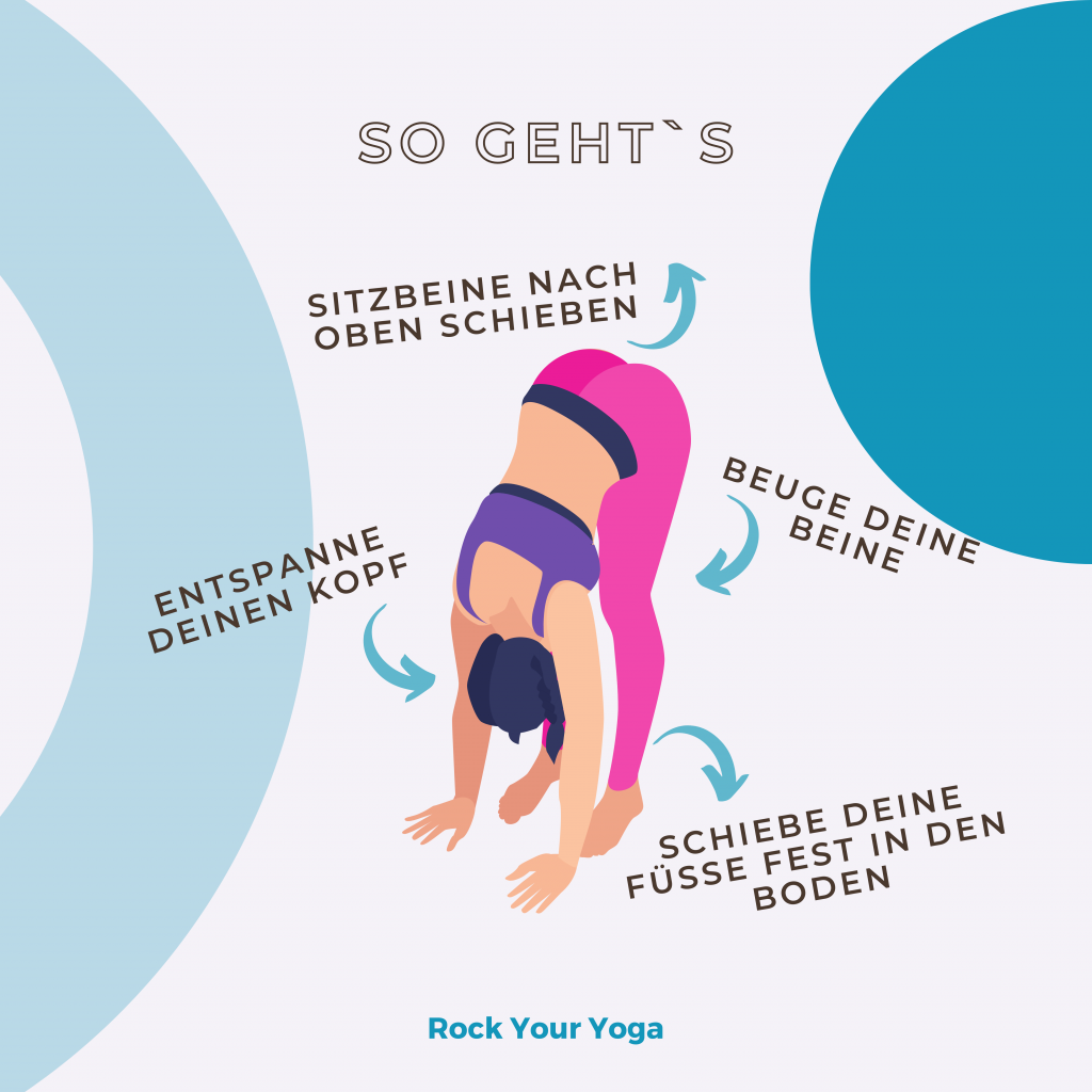 Lernkarte Uttanasana 2 - Rock Your Yoga