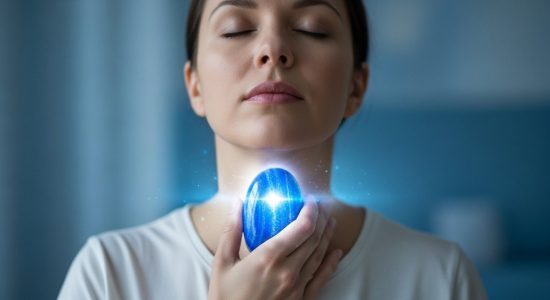 Die Kraft der Heilsteine: Finde deine Stimme mit der richtigen Energie für dein Halschakra